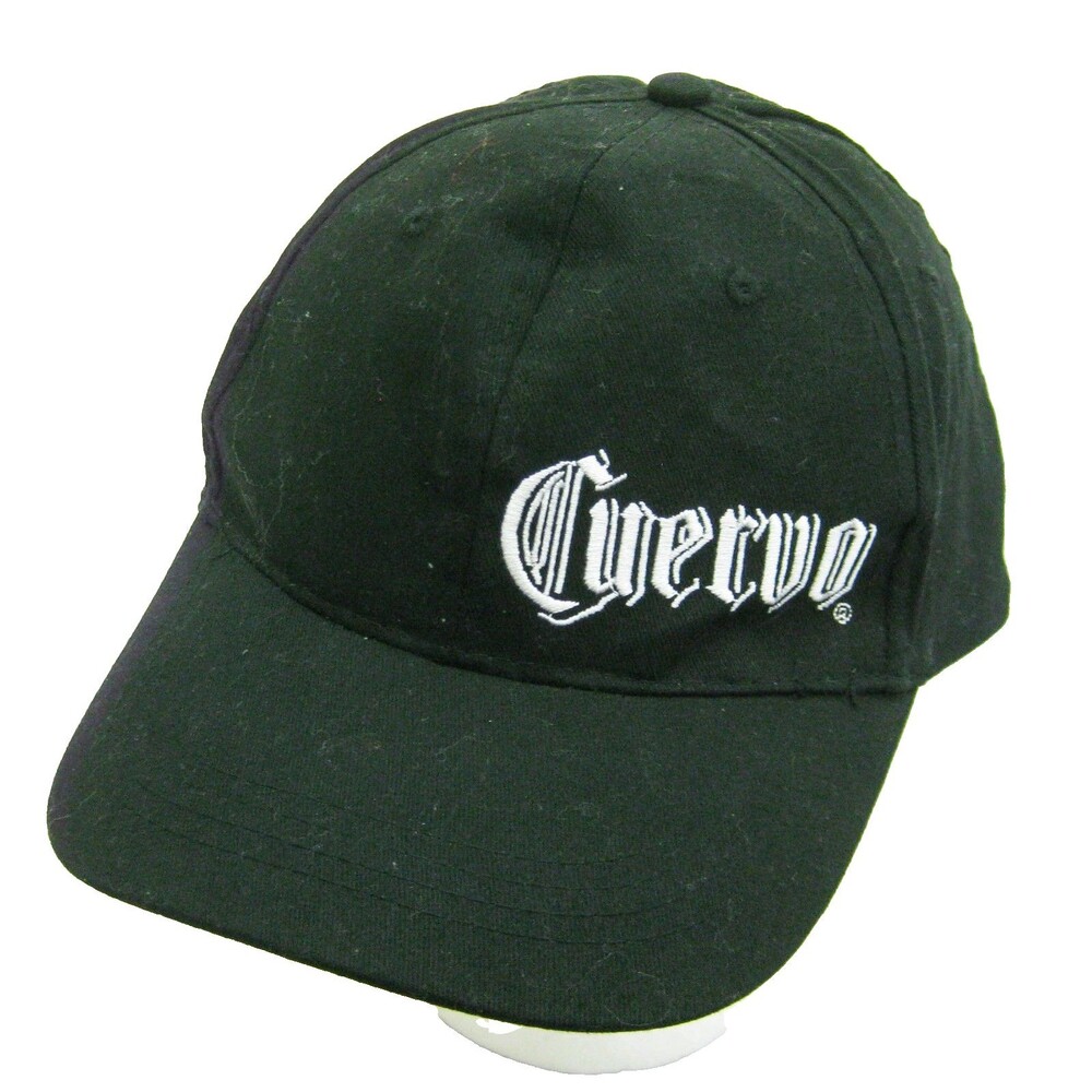 Jose Cuervo Tequila Black Baseball Cap Logo Hat Adjustable 100% Cotton